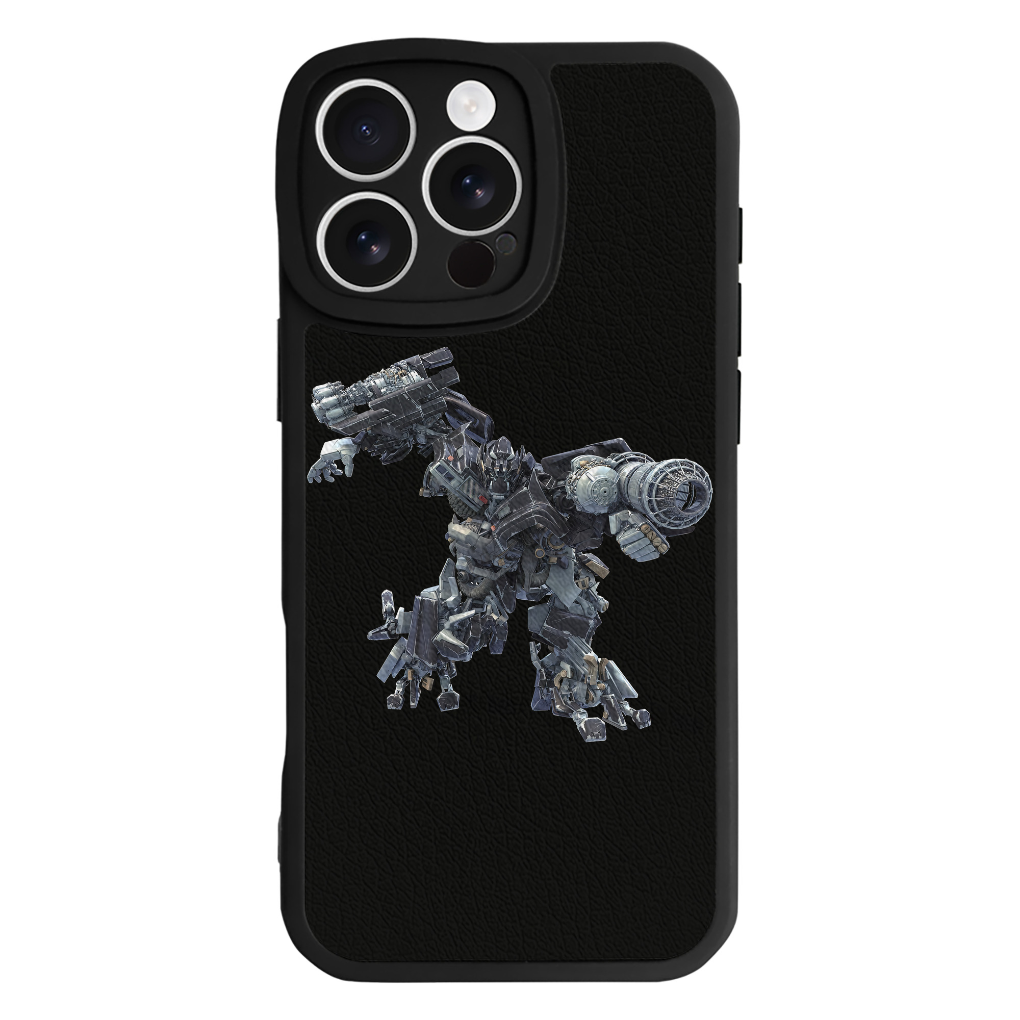 （画像用） Transformers トランスフォーマー 【iPhone 16シリーズ対応】シリコンスマホケース（レザー調） 材質：シリコン